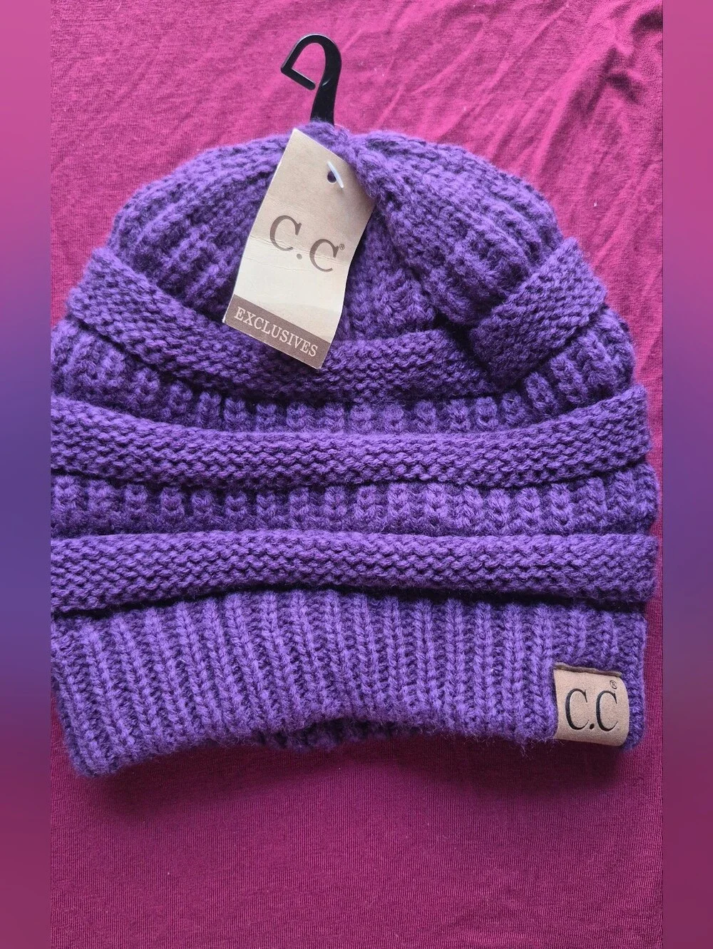 NWT C.C Exclusives Cable Knit Beanie Bundle - Set of 5 Winter Hats